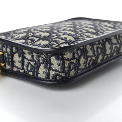 Christian Dior Oblique Diorquake Clutch Blue 8 of 10