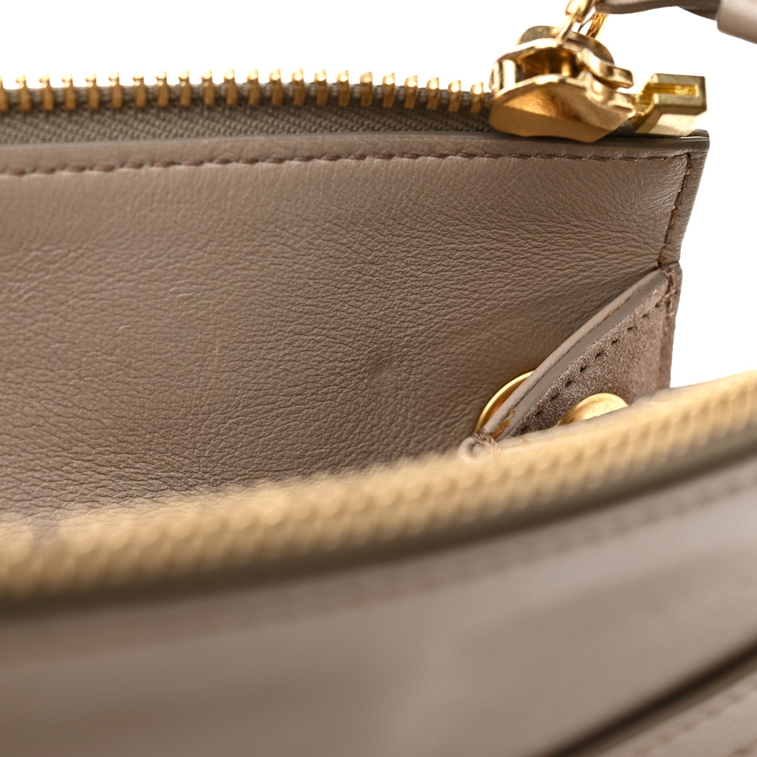 Chloe Calfskin Suede Small Roy Bag Motty Grey 11 of 16
