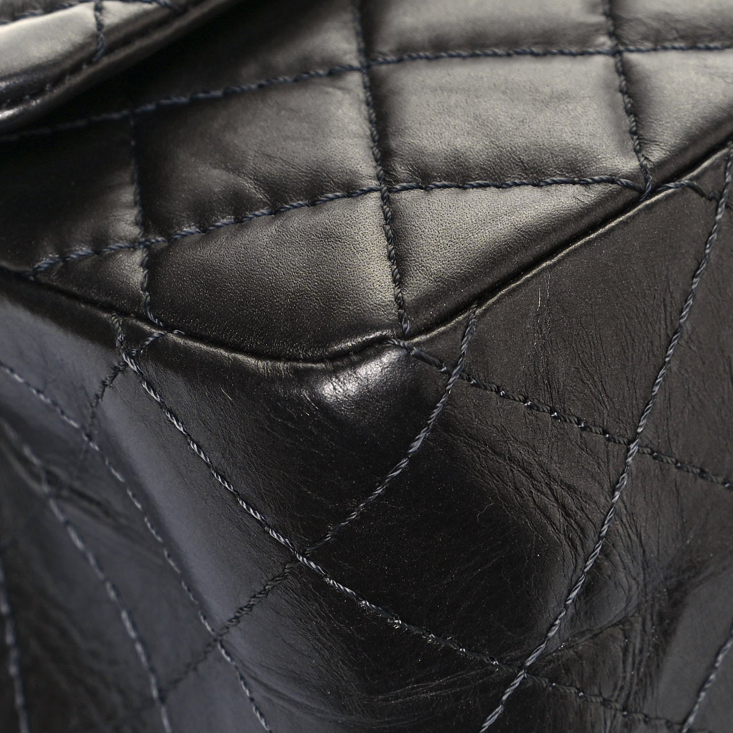 Chanel Aged Calfskin Quilted 2.55 Reissue 226 Flap Black 9 of 15