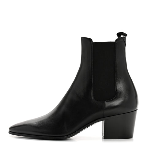 Incrociato Muriel Vassili 60 Ankle Zip Boots 36 Black