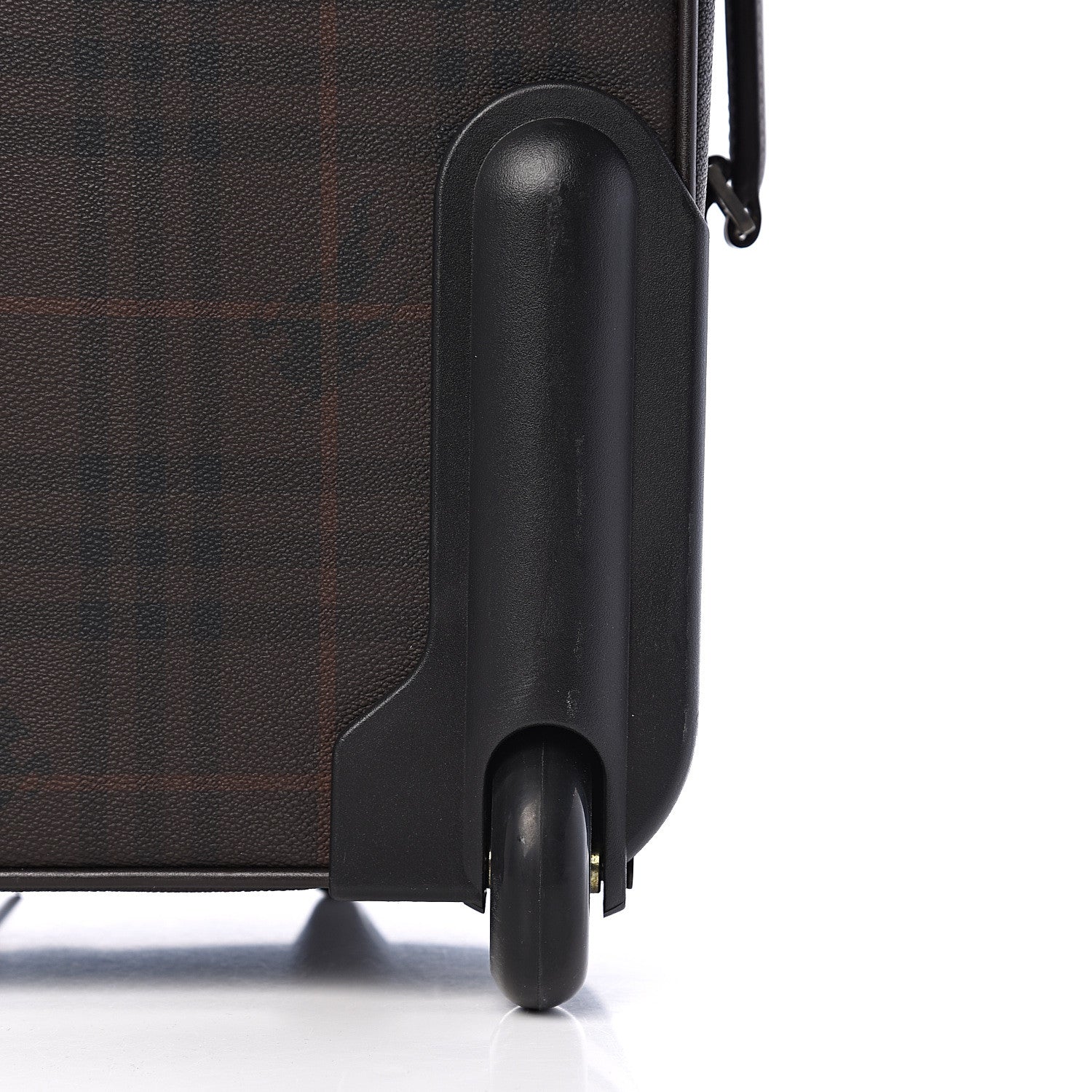 Burberry Smoked Haymarket Check Carry-On Suitcase Chocolate 10 of 15