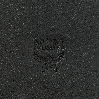 MCM Visetos Calfskin Large Patricia Wallet On Chain Black 9 of 13