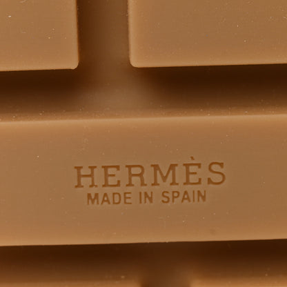 Hermes Suede Goatskin Cork Eze 30 Sandals 39 Bleu Ocean 6 of 9