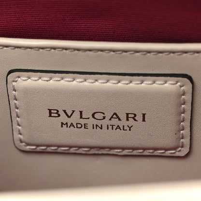 Bulgari Calfskin Small Serpenti Forever Crossbody Bag White Agate 7 of 14