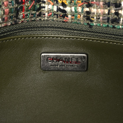 Chanel Tweed Sequins Havana Stroll Messenger Khaki 5 of 9