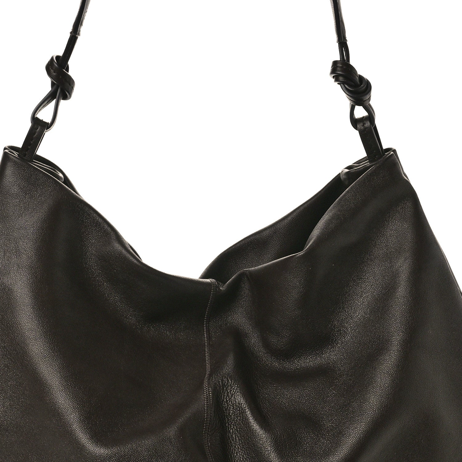 The Row Nappa Samia Bag Dark Brown 7 of 9