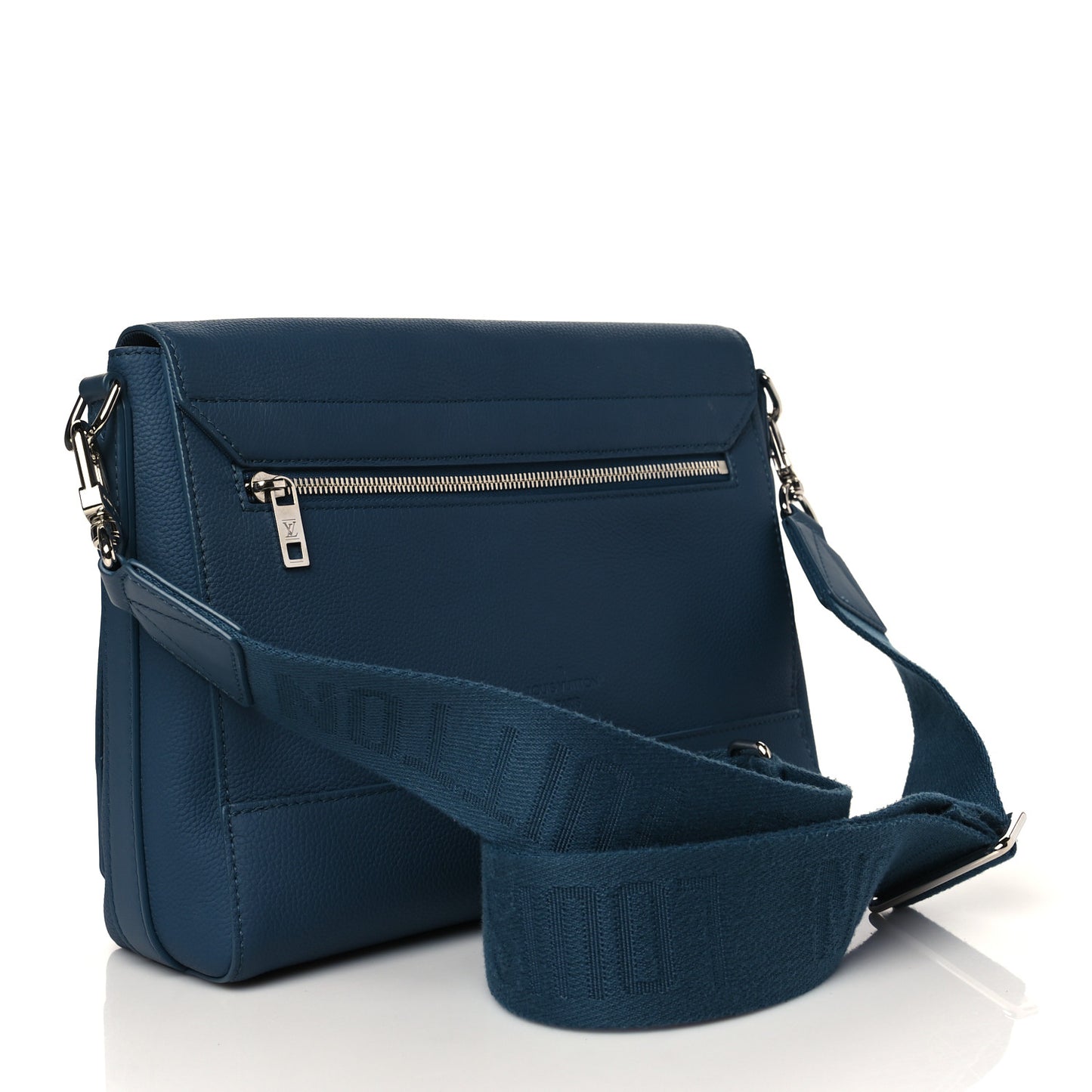 Calfskin Aerogram Takeoff Messenger Blue