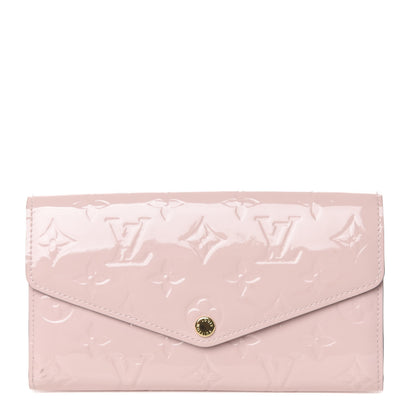 Louis Vuitton Vernis Sarah Wallet NM Rose Ballerine 1 of 7
