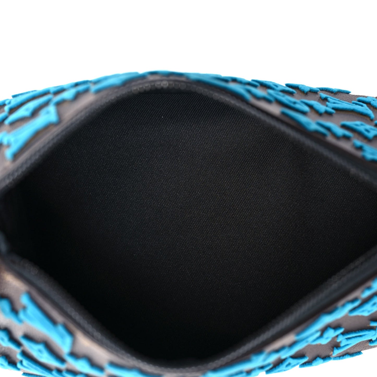 Monogram Tuffetage Triangle Messenger Turquoise