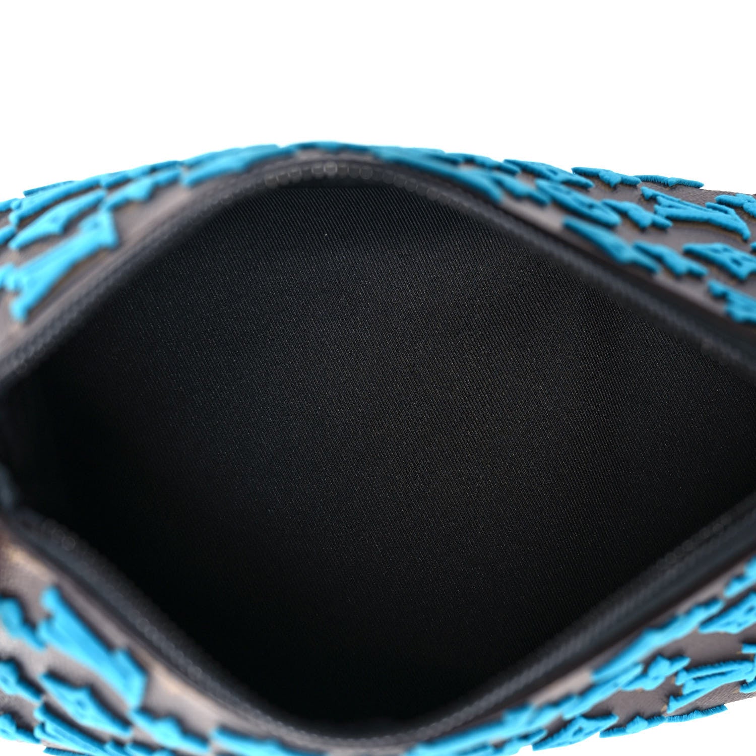 Louis Vuitton Monogram Tuffetage Triangle Messenger Turquoise 5 of 8