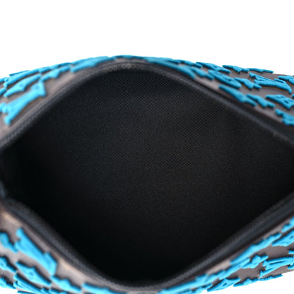 Louis Vuitton Monogram Tuffetage Triangle Messenger Turquoise 5 of 8