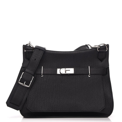 Hermes Taurillon Clemence Jypsiere 34 Black 1 of 8