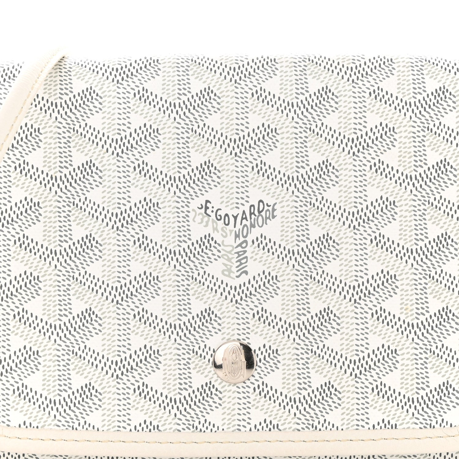 Goyard Goyardine Plumet Wallet Clutch White 11 of 11