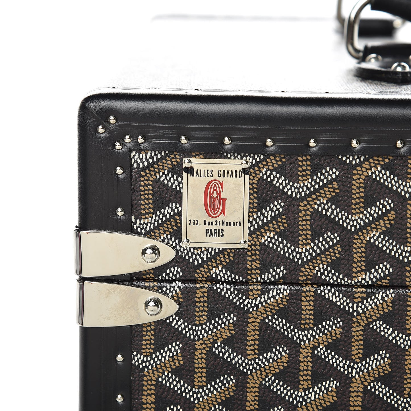 Goyardine Sardaigne Train Case Black