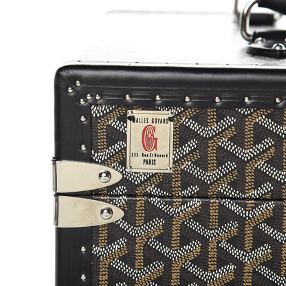 Goyard Goyardine Sardaigne Train Case Black 8 of 13