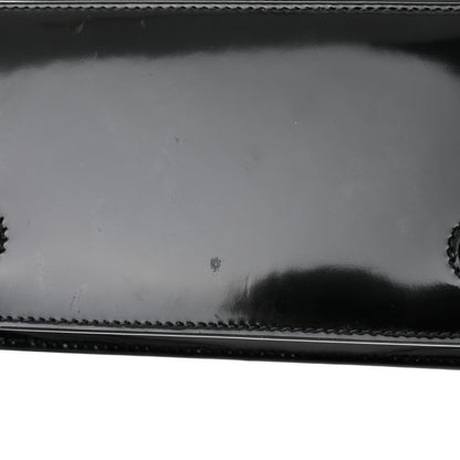 Dolce & Gabbana Patent Calfskin Maxi Logo Plate Phone Shoulder Bag Black 12 of 12