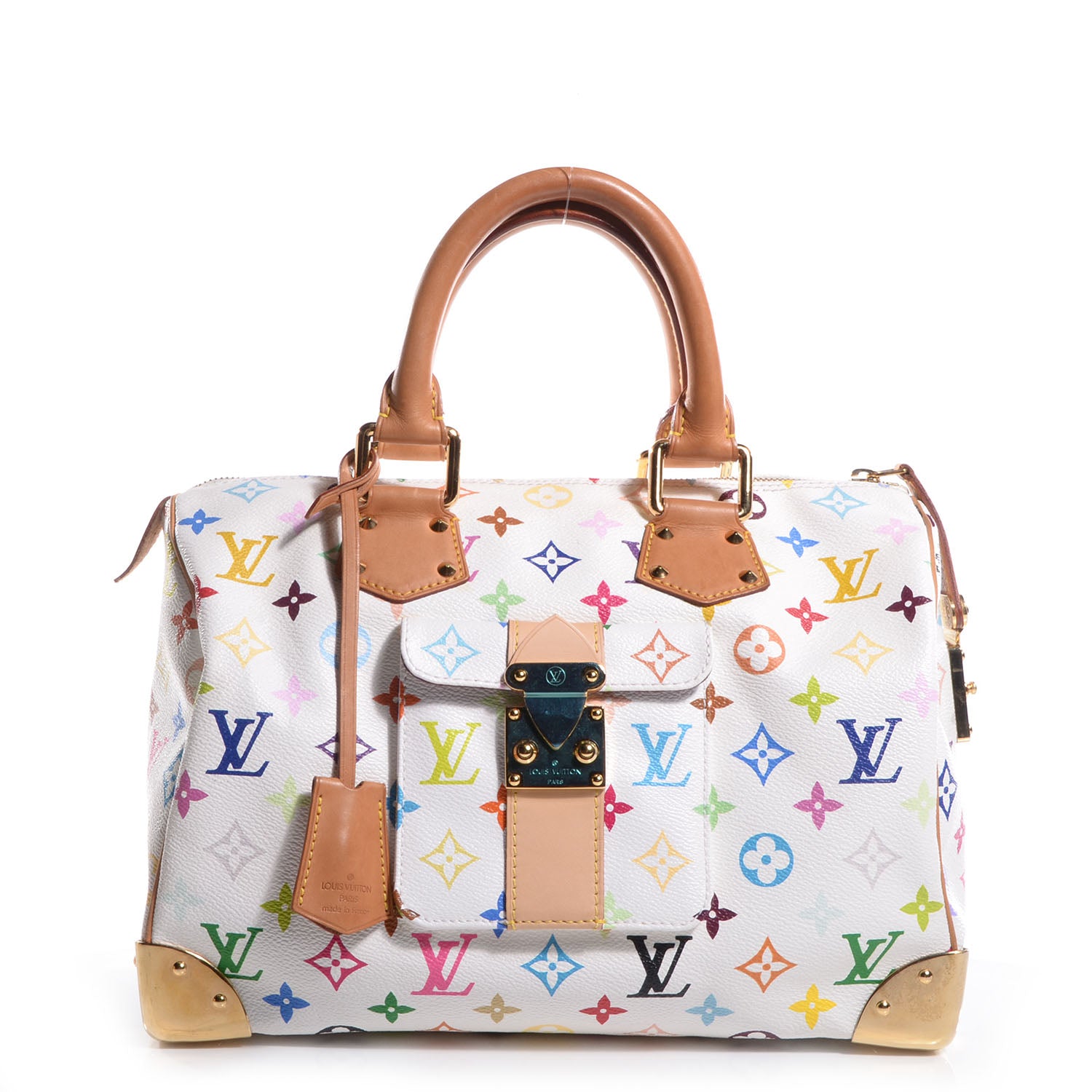 Louis Vuitton Monogram Multicolor Speedy 30 White 1 of 7