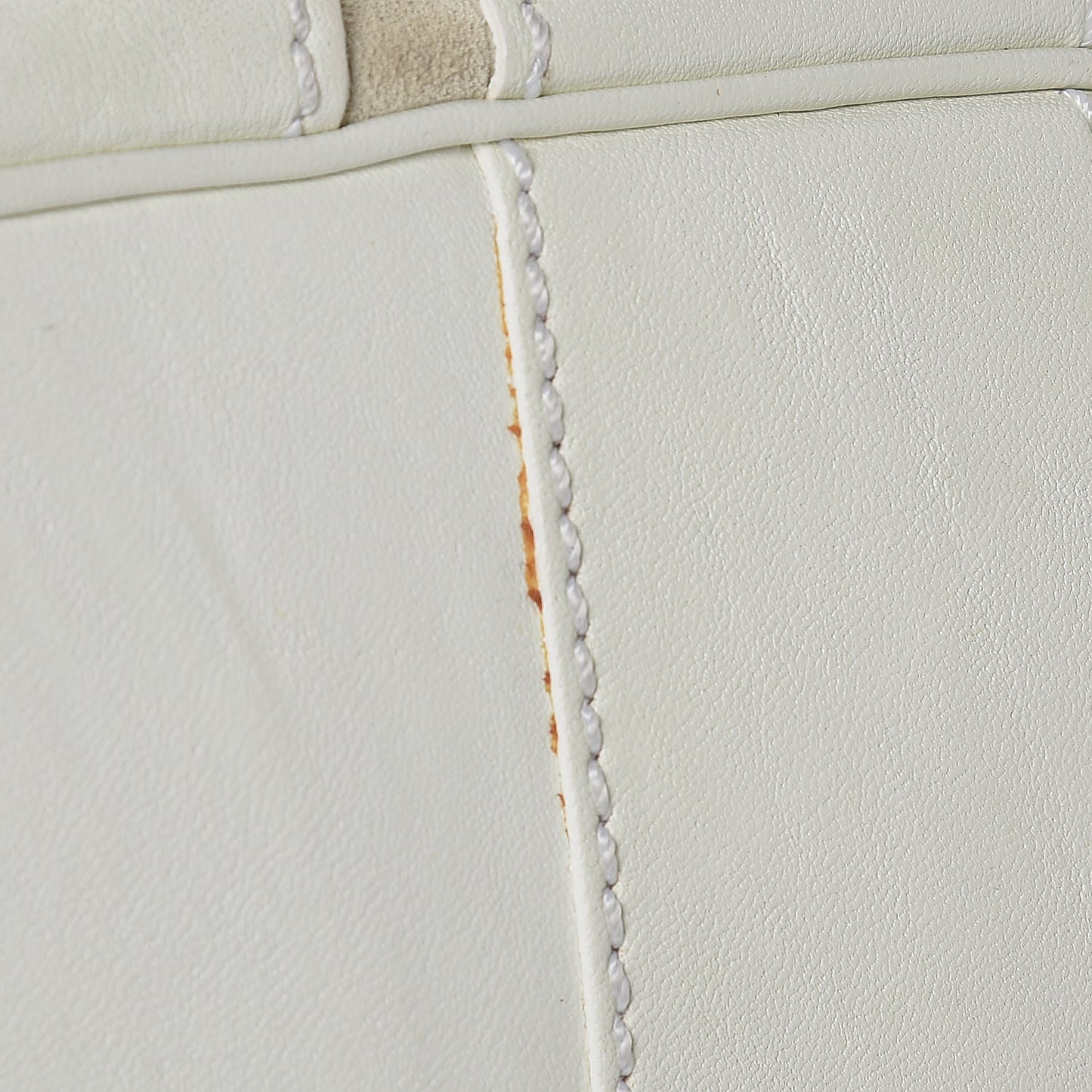 Calfskin Suede Malena Satchel White