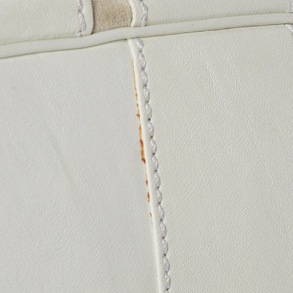 Jimmy Choo Calfskin Suede Malena Satchel White 7 of 13