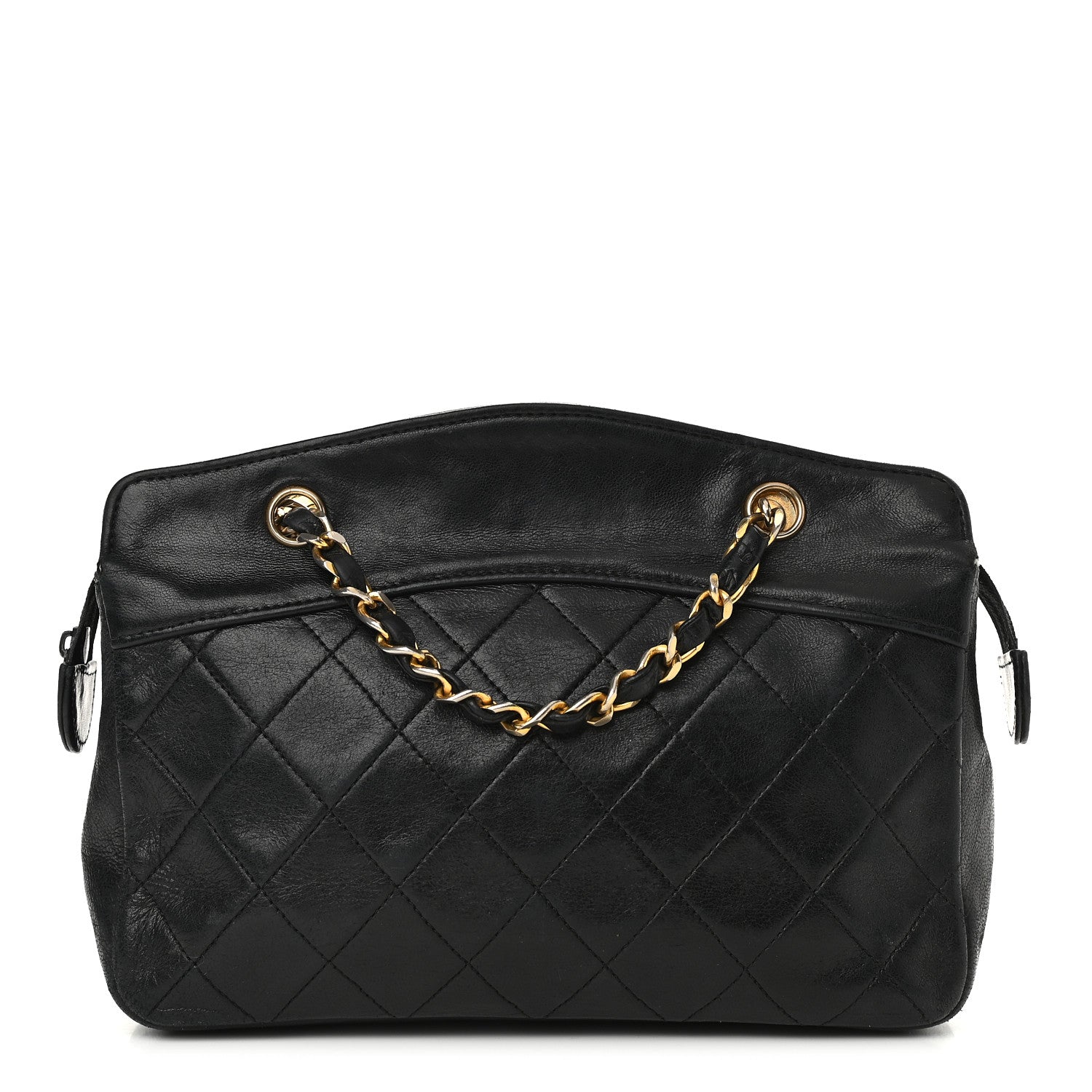 Chanel Lambskin Quilted Shoulder Bag Black 1 of 12