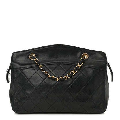 Chanel Lambskin Quilted Shoulder Bag Black 1 of 12