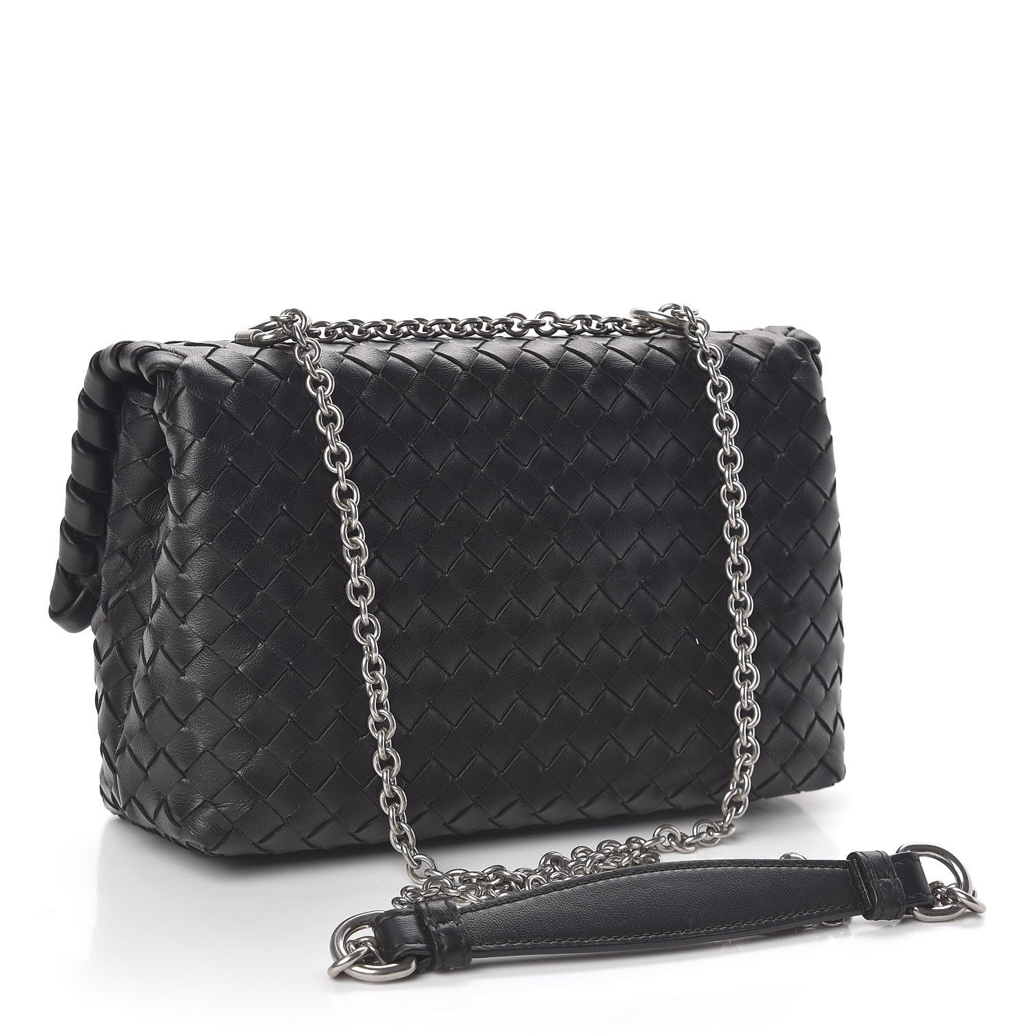 Bottega Veneta Nappa Intrecciato Baby Olimpia Shoulder Bag Tourmaline 3 of 10