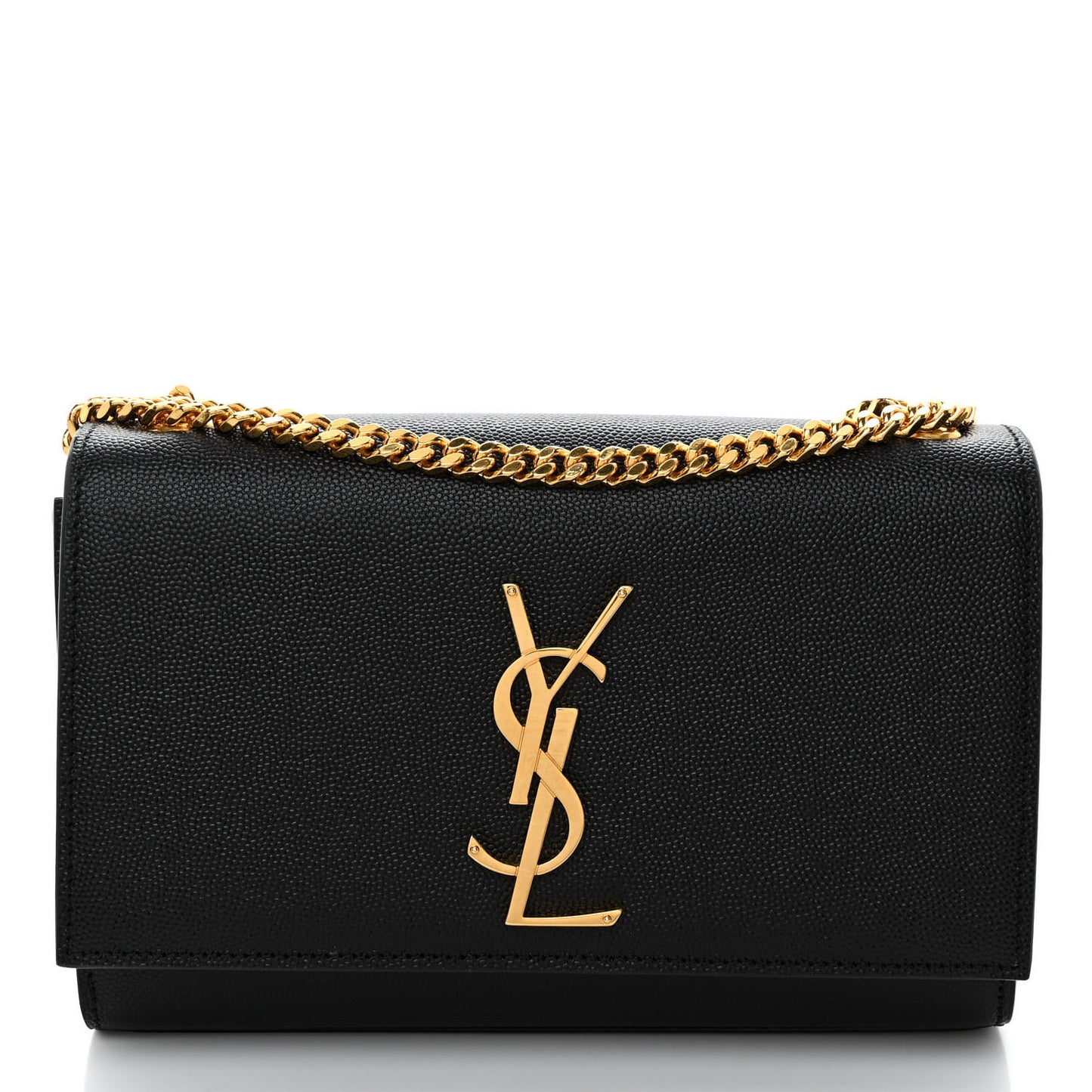 Grain De Poudre Small Monogram Kate Satchel Black