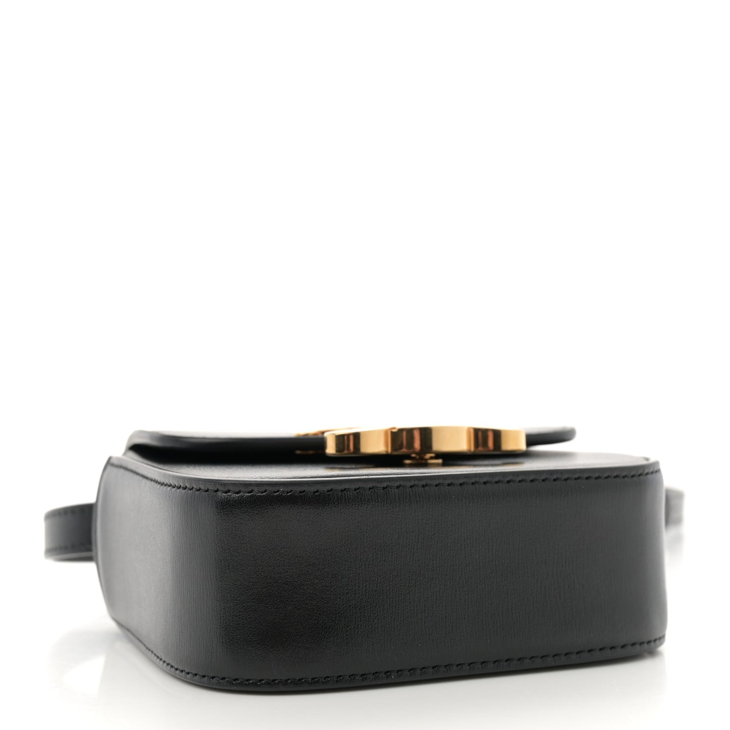 Shiny Calfskin Mini Triomphe Black