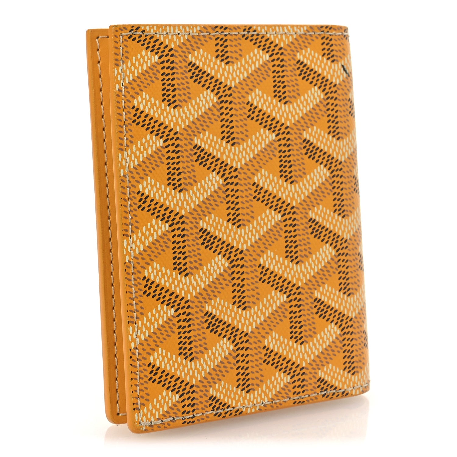 Goyard Goyardine Saint Marc Folding Card Case Yellow 3 of 7