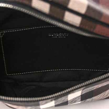 Burberry E-canvas Check Bum Bag Dark Birch Brown 5 of 9