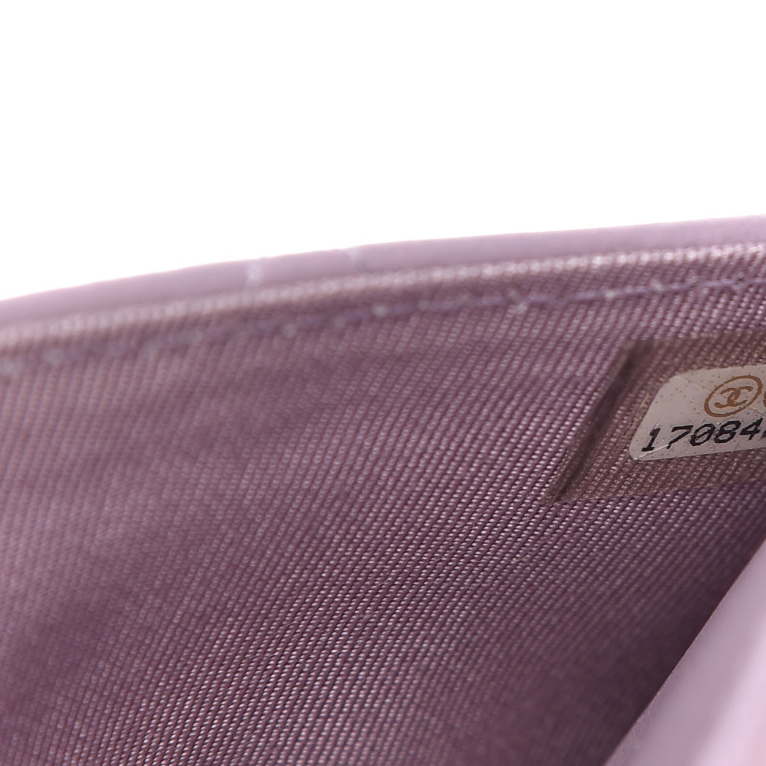 Chanel Lambskin Quilted Wallet On Chain WOC Light Purple 10 of 12