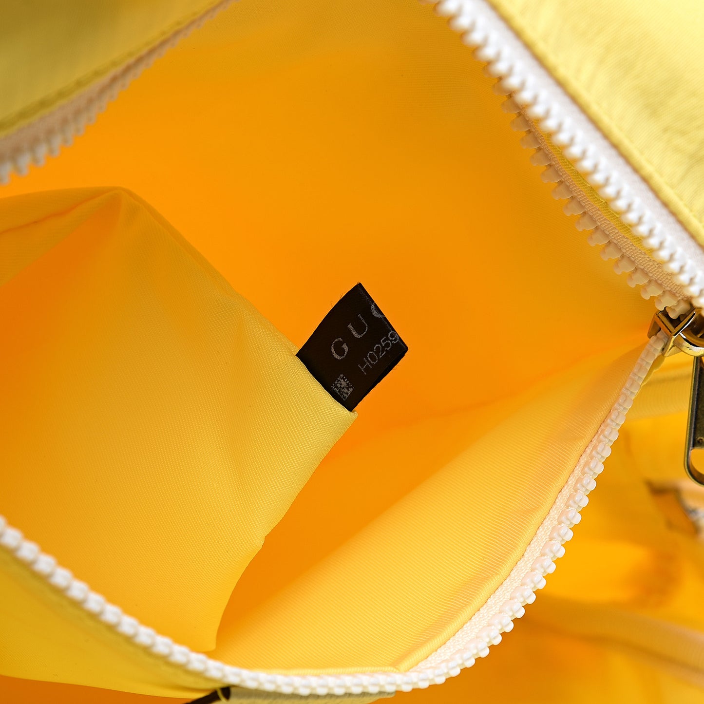 Nylon Twill Blind For Love Interlocking G Backpack Pastel Yellow Multicolor