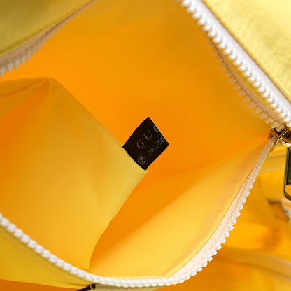 Gucci Nylon Twill Blind For Love Interlocking G Backpack Pastel Yellow Multicolor 7 of 10
