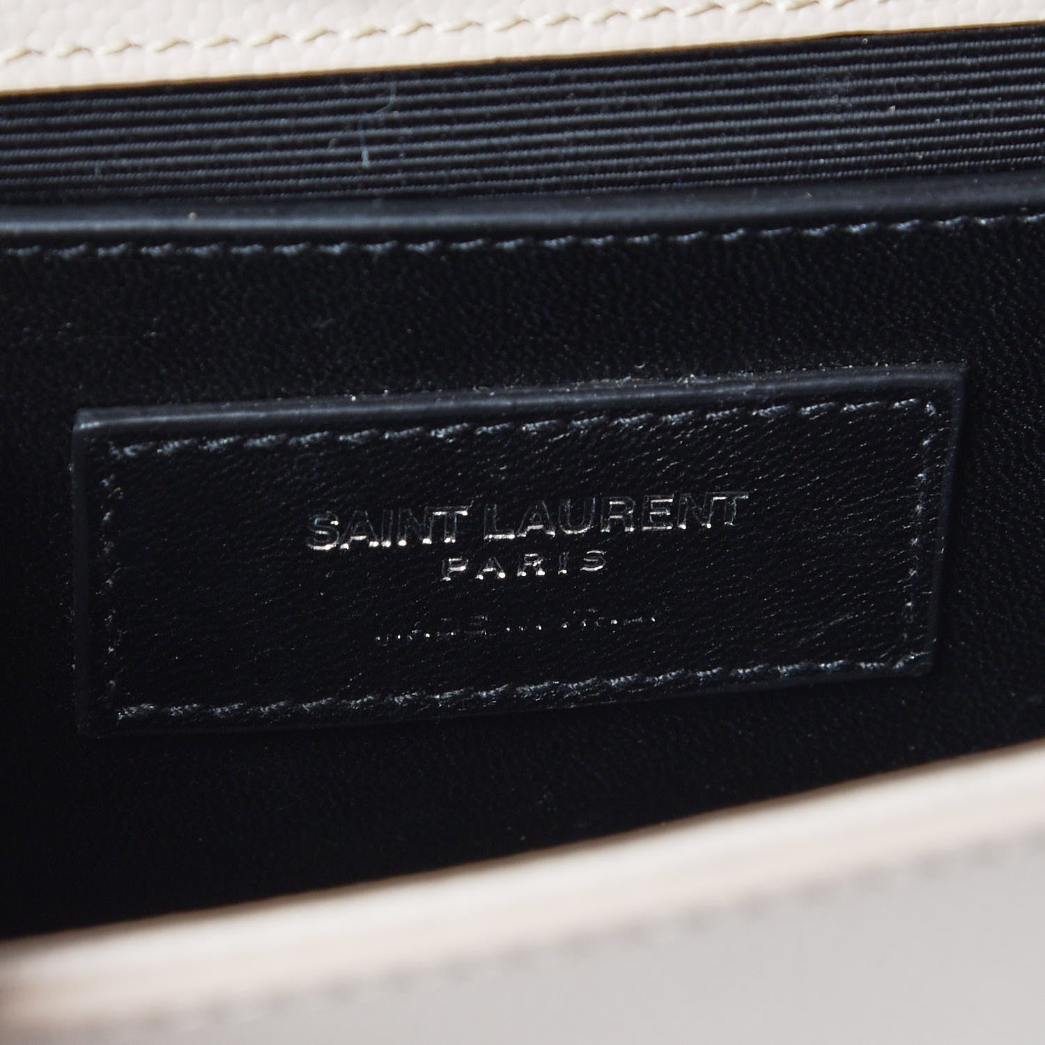 Saint Laurent Grain De Poudre Small Monogram Kate Satchel Nude Powder 9 of 9
