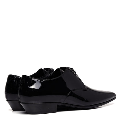 Saint Laurent Patent Calfskin Jonas Derby 36.5 Black 4 of 11