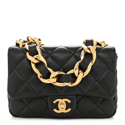 Chanel Lambskin Quilted Small Funky Town Flap Black 1 of 10