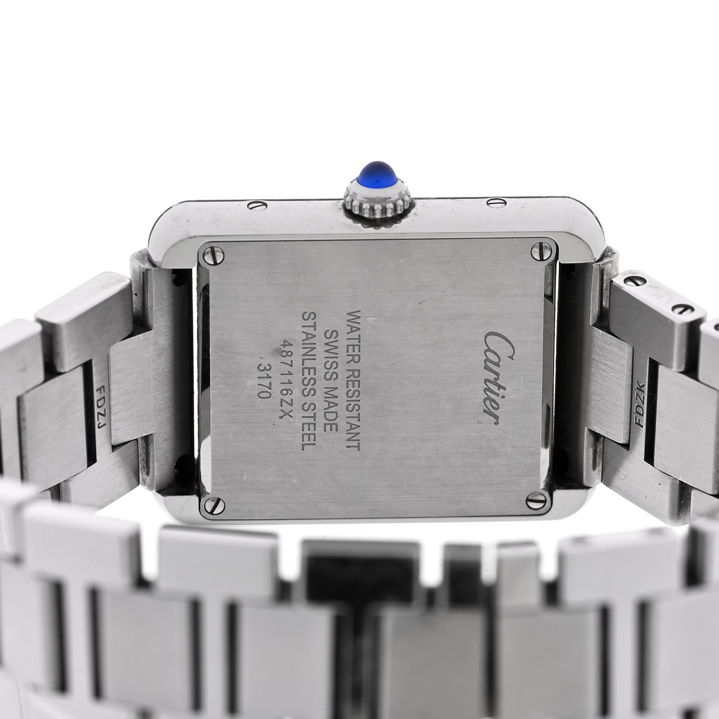 Stainless Steel 24mm Tank Solo Quartz Watch