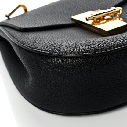 Chloe Grained Lambskin Mini Drew Shoulder Bag Black 4 of 8