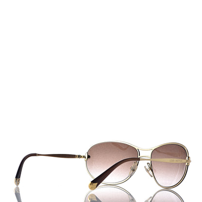 Louis Vuitton Mimosa Sunglasses Z0378U Gold 4 of 9