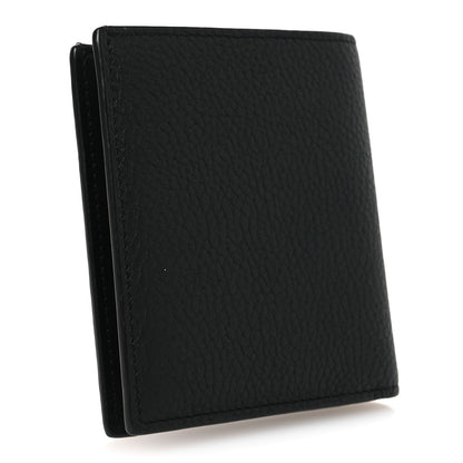 Loewe Grained Calfskin Vertical Bi-fold Wallet Black 3 of 8