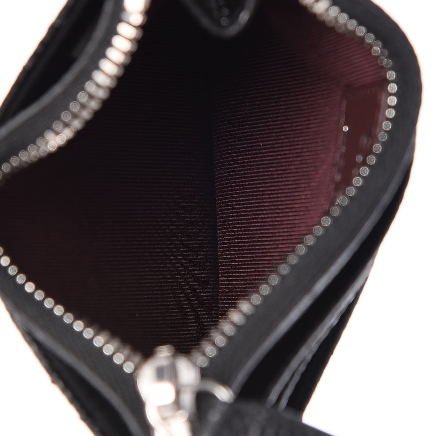 Chanel Caviar Quilted CC Zip Card Holder Black 5 of 8