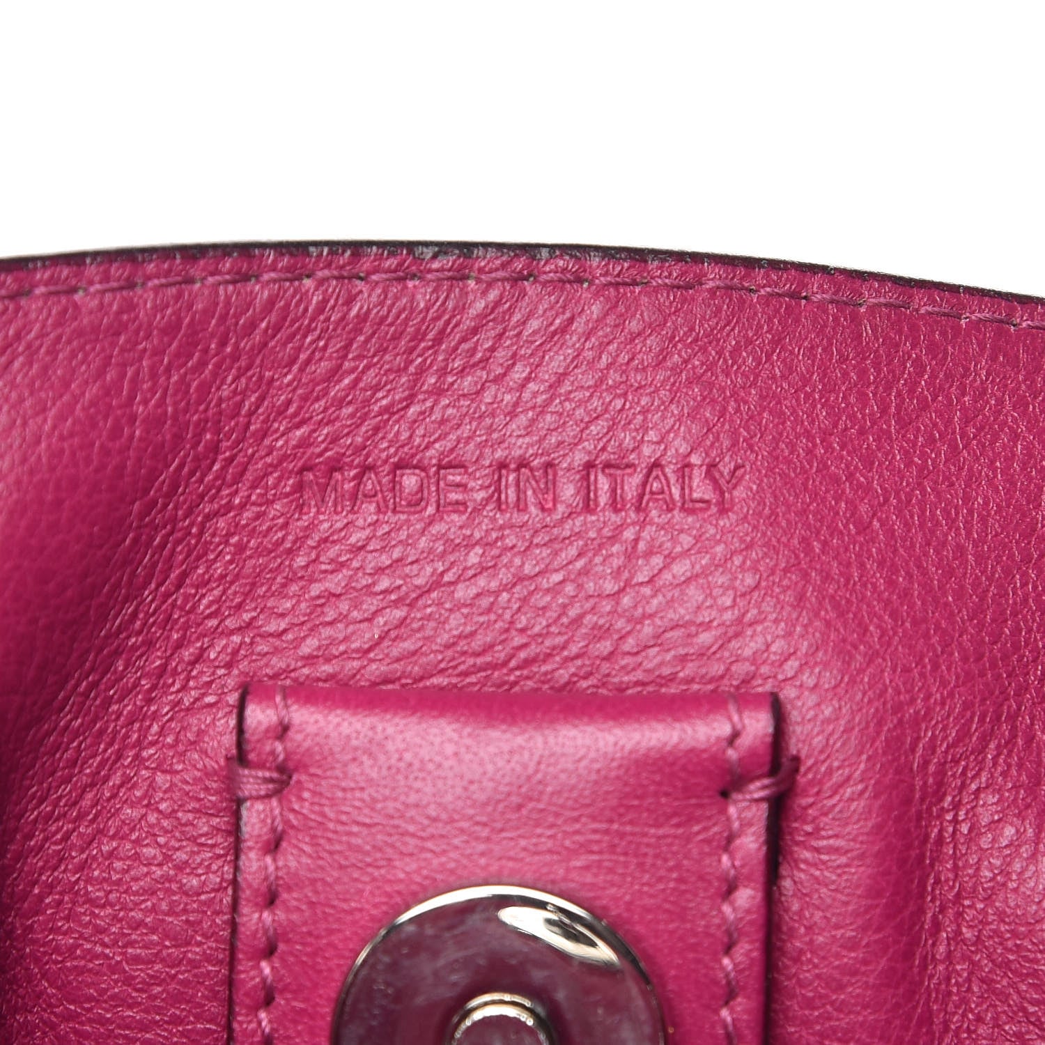 Christian Dior Smooth Calfskin Large Diorissimo Tote Beige Fuchsia 11 of 17