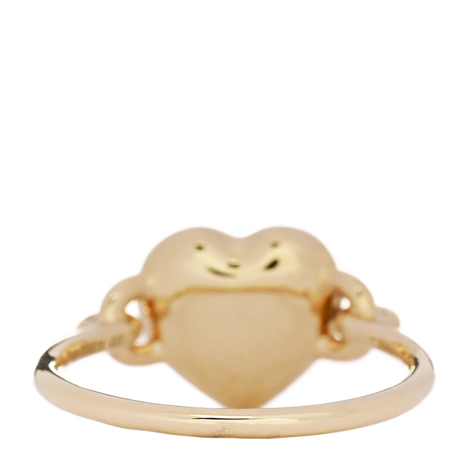 Tiffany 18K Yellow Gold Return to Tiffany Full Heart Ring 58 8.5 4 of 6
