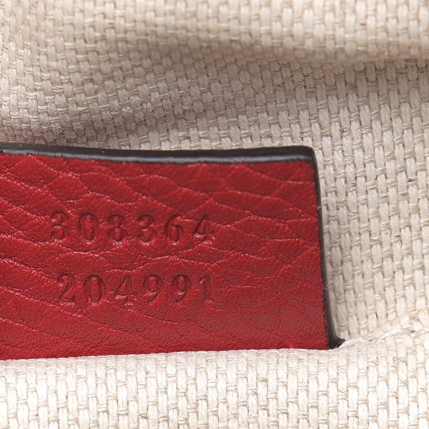 Gucci Pebbled Calfskin Small Soho Disco Bag Tabasco Red 7 of 12