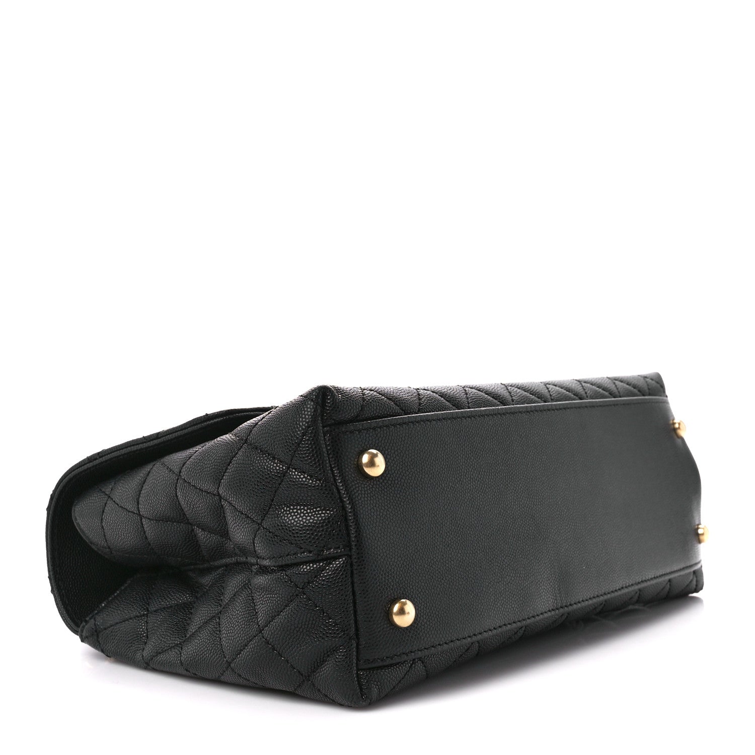 Chanel Caviar Quilted Small Coco Chain Handle Flap Black 4 of 12