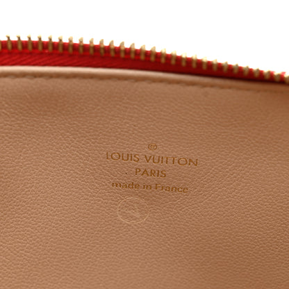 Louis Vuitton Lambskin Embossed Monogram Coussin PM Coquelicot Red 6 of 9