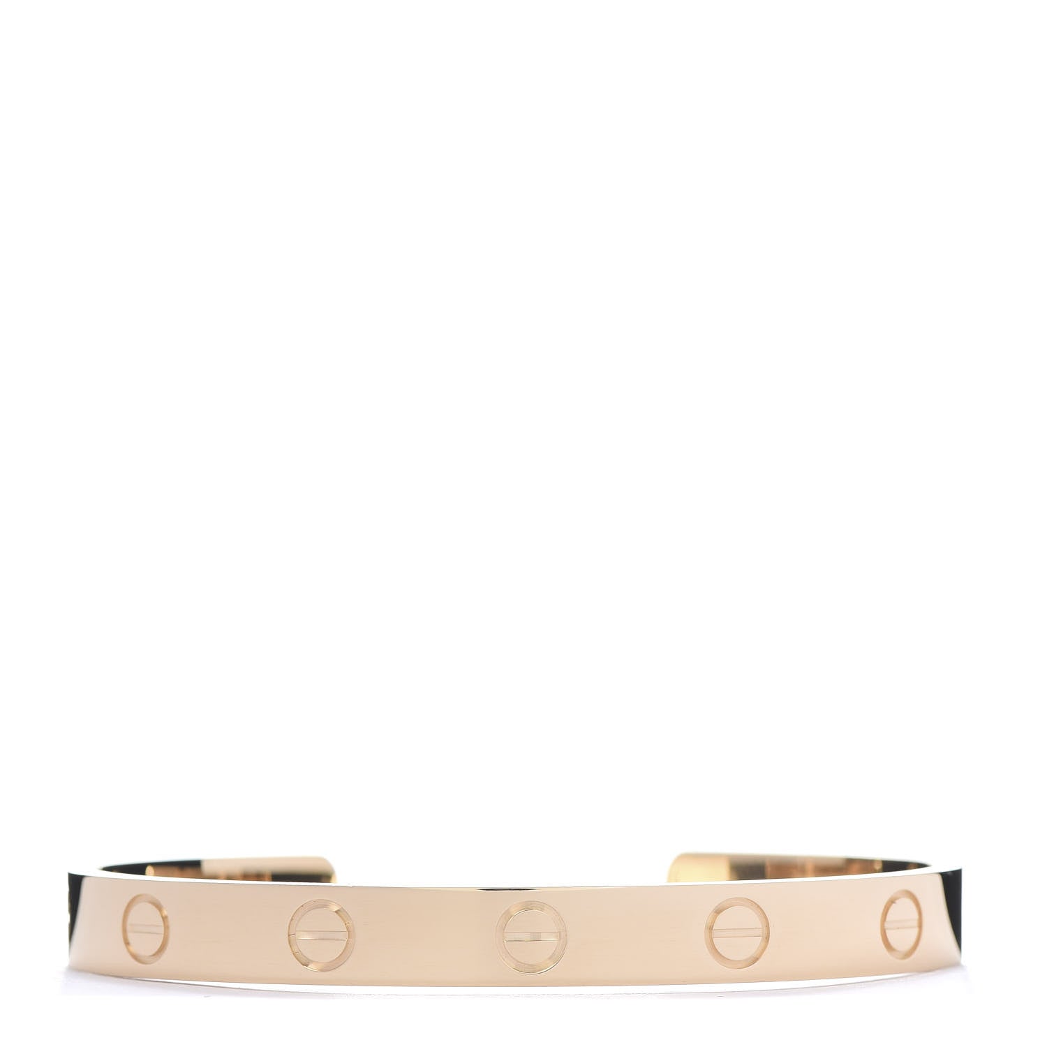 Cartier 18K Yellow Gold LOVE Cuff Bracelet 16 1 of 5