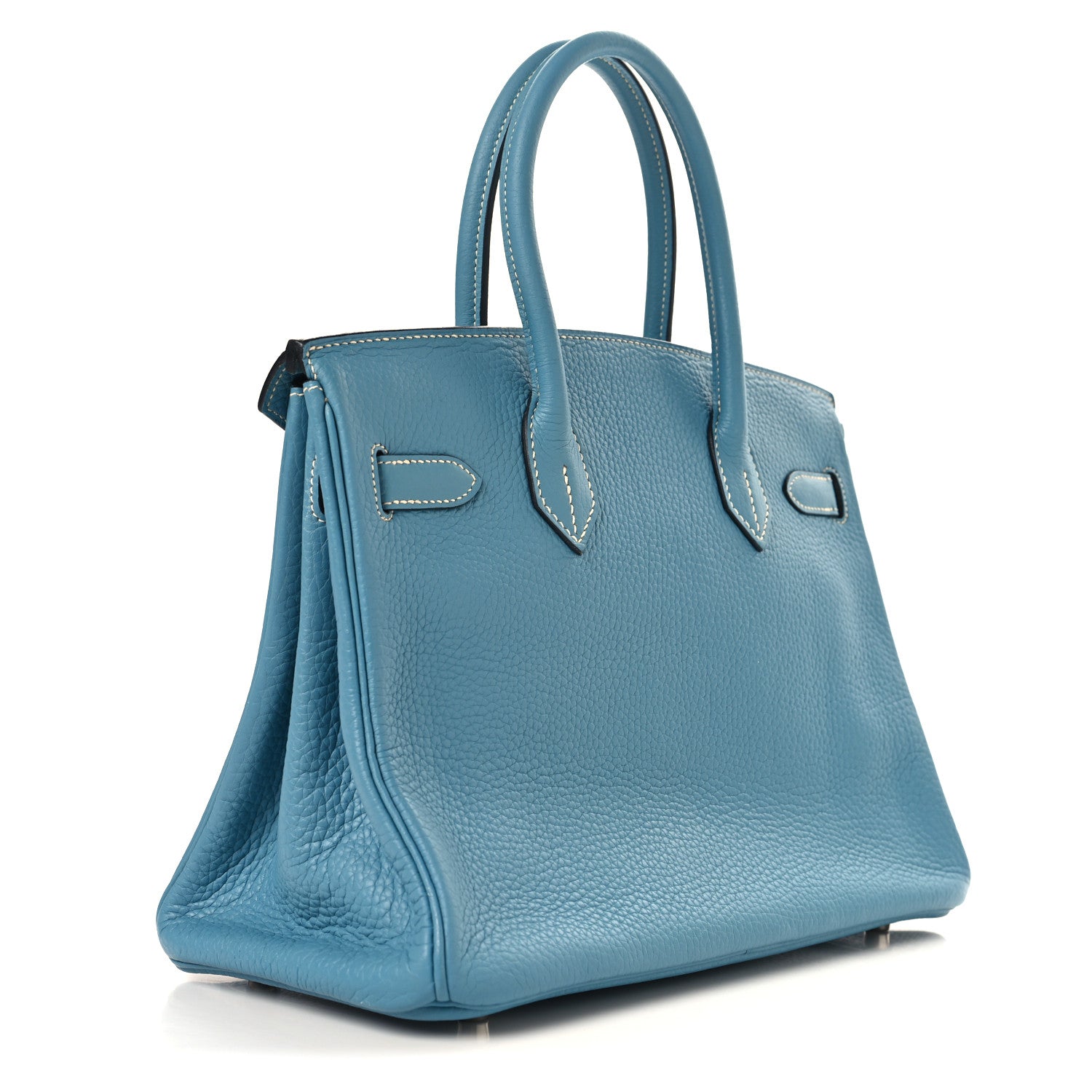 Hermes Togo Birkin 30 Blue Jean 3 of 15