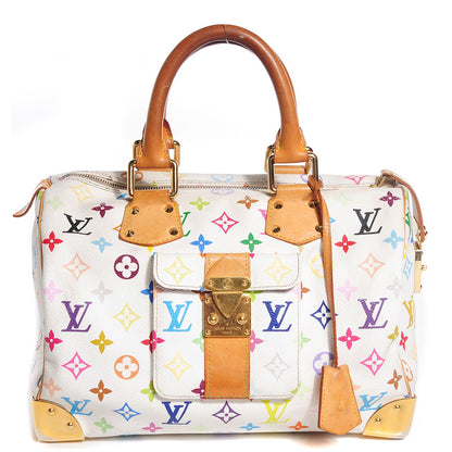 Louis Vuitton Monogram Multicolor Speedy 30 White 1 of 7