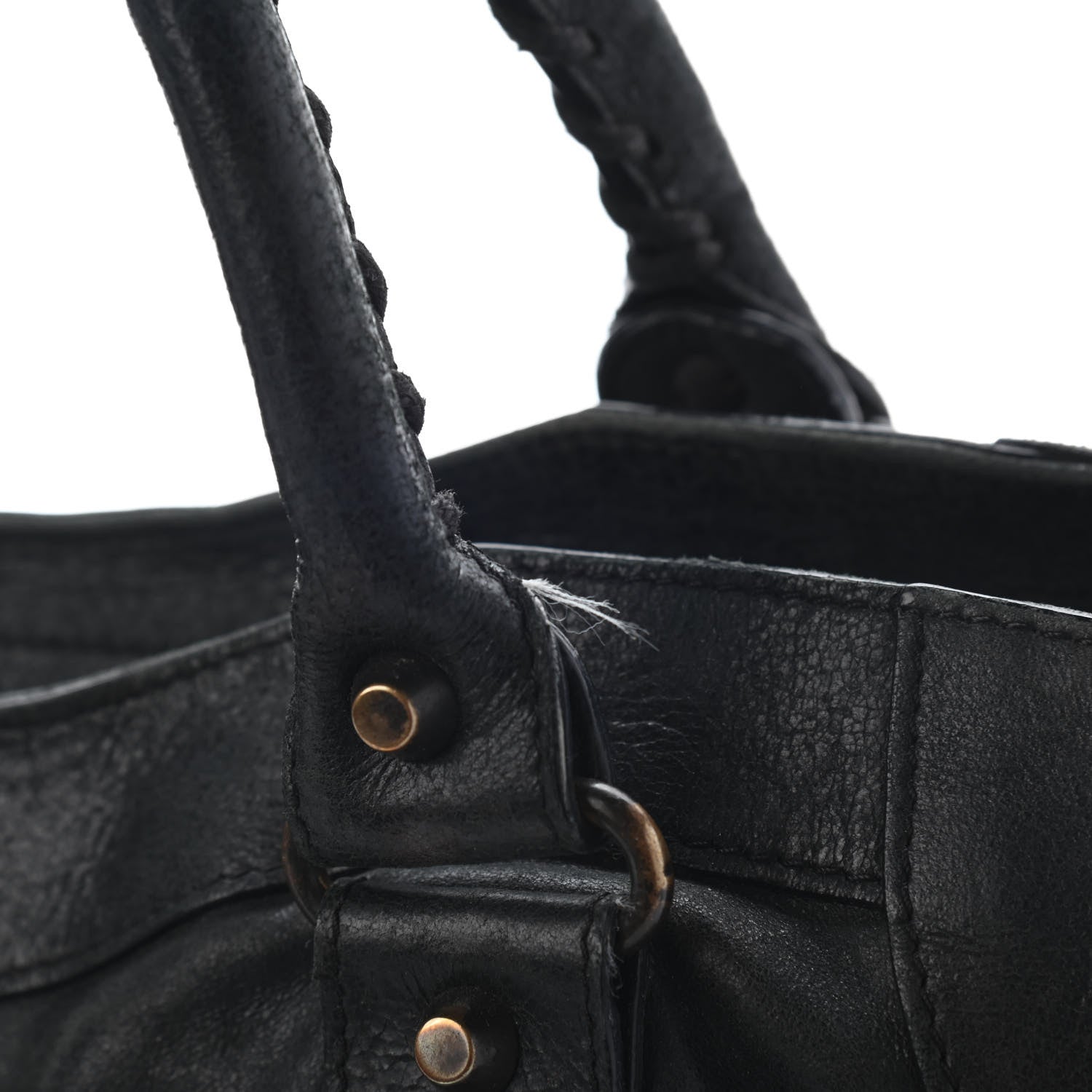 Balenciaga Agneau Classic Hardware Part Time Black 10 of 14